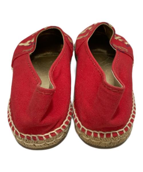 PRADA（プラダ）PRADA (プラダ) スリッポン レッド サイズ:39の古着・服飾アイテム