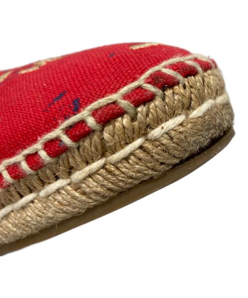 PRADA（プラダ）PRADA (プラダ) スリッポン レッド サイズ:39の古着・服飾アイテム