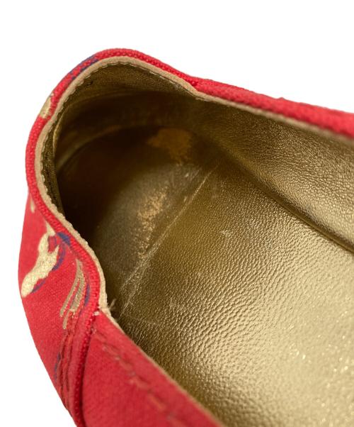 PRADA（プラダ）PRADA (プラダ) スリッポン レッド サイズ:39の古着・服飾アイテム