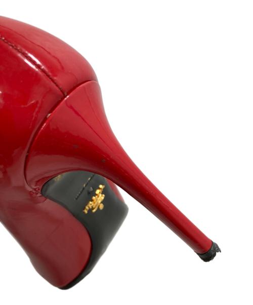 PRADA（プラダ）PRADA (プラダ) パンプス レッド サイズ:40の古着・服飾アイテム