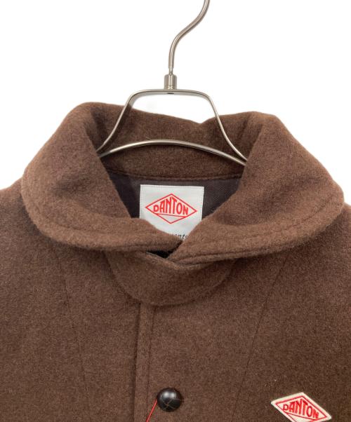 DANTON（ダントン）DANTON (ダントン) 丸襟ウールモッサジャケット ブラウン サイズ:40 未使用品の古着・服飾アイテム