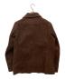 DANTON (ダントン) 丸襟ウールモッサジャケット ブラウン サイズ:40 未使用品：12000円