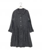 nest Robeネストローブ）の古着「リネンワンピース」｜ブラック