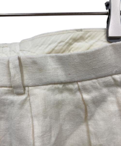 POLO RALPH LAUREN（ポロ・ラルフローレン）POLO RALPH LAUREN (ポロ・ラルフローレン) リネンパンツ アイボリー サイズ:W36の古着・服飾アイテム