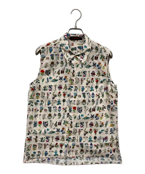 CABAN（キャバン）CABaN (キャバン) コットンブロード ALL STARノースリーブシャツ ベージュ サイズ:Fの古着・服飾アイテム