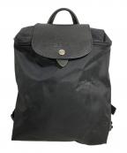 LONGCHAMPロンシャン）の古着「リュック」｜ブラック