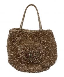 ANTEPRIMA（アンテプリマ）の古着「ターンロックワイヤーバッグ」｜ピンク