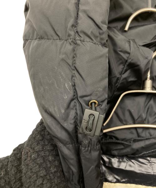 HERNO（ヘルノ）HERNO (ヘルノ) 異素材 ロングコート ブラック×シルバー サイズ:40の古着・服飾アイテム
