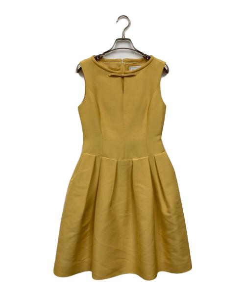 FOXEY（フォクシー）FOXEY (フォクシー) ノースリーブワンピース イエロー サイズ:38の古着・服飾アイテム