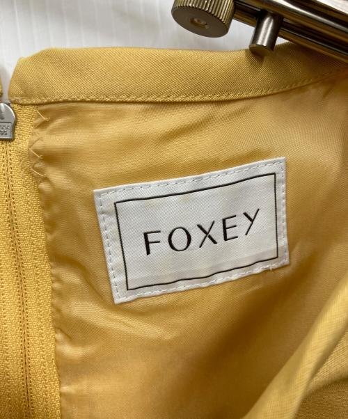 FOXEY（フォクシー）FOXEY (フォクシー) ノースリーブワンピース イエロー サイズ:38の古着・服飾アイテム
