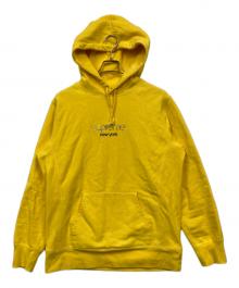 SUPREME（シュプリーム）の古着「Chrome Classic Logo Hooded Sweatshirts」｜イエロー