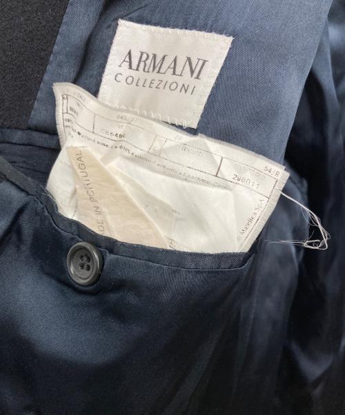 ARMANI COLLEZIONI（アルマーニ コレツィオーニ）ARMANI COLLEZIONI (アルマーニ コレツィオーニ) チェスターコート ブラック サイズ:タグ劣化の為不明の古着・服飾アイテム