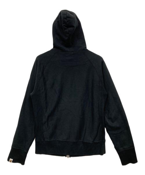 A BATHING APE（アベイシングエイプ）A BATHING APE (アベイシングエイプ) ジップパーカー ブラック サイズ:Mの古着・服飾アイテム