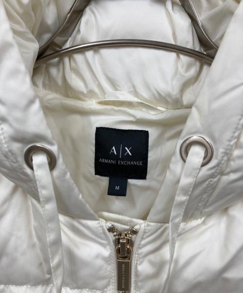 ARMANI EXCHANGE（アルマーニ エクスチェンジ）ARMANI EXCHANGE (アルマーニ エクスチェンジ) ダウンベスト ホワイト サイズ:Mの古着・服飾アイテム