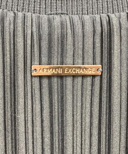 ARMANI EXCHANGE（アルマーニ エクスチェンジ）ARMANI EXCHANGE (アルマーニ エクスチェンジ) プリーツボンバージャケット ネイビー サイズ:Mの古着・服飾アイテム