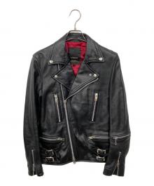 JACKROSE（ジャックローズ）の古着「レザージャケット」｜ブラック