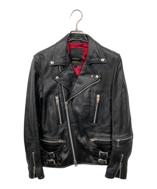 JACKROSE（ジャックローズ）JACKROSE (ジャックローズ) レザージャケット ブラック サイズ:2の古着・服飾アイテム