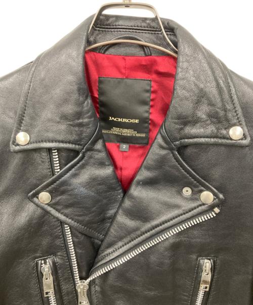 JACKROSE（ジャックローズ）JACKROSE (ジャックローズ) レザージャケット ブラック サイズ:2の古着・服飾アイテム