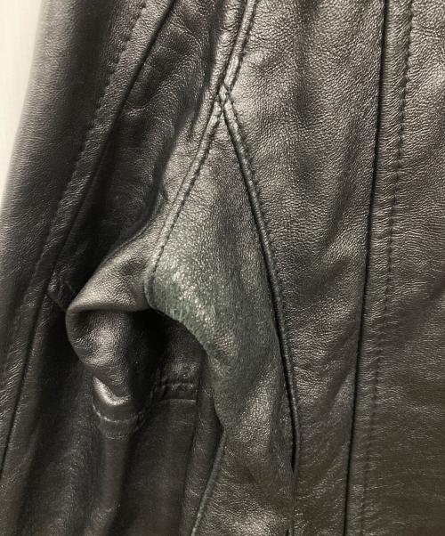 JACKROSE（ジャックローズ）JACKROSE (ジャックローズ) レザージャケット ブラック サイズ:2の古着・服飾アイテム