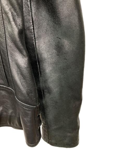 JACKROSE（ジャックローズ）JACKROSE (ジャックローズ) レザージャケット ブラック サイズ:2の古着・服飾アイテム