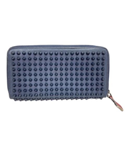 Christian Louboutin（クリスチャン・ルブタン）Christian Louboutin (クリスチャン・ルブタン) 長財布 ネイビーの古着・服飾アイテム