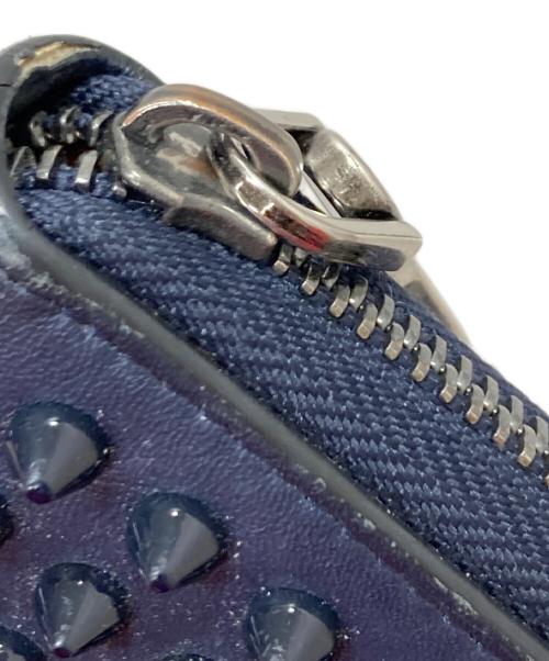 Christian Louboutin（クリスチャン・ルブタン）Christian Louboutin (クリスチャン・ルブタン) 長財布 ネイビーの古着・服飾アイテム