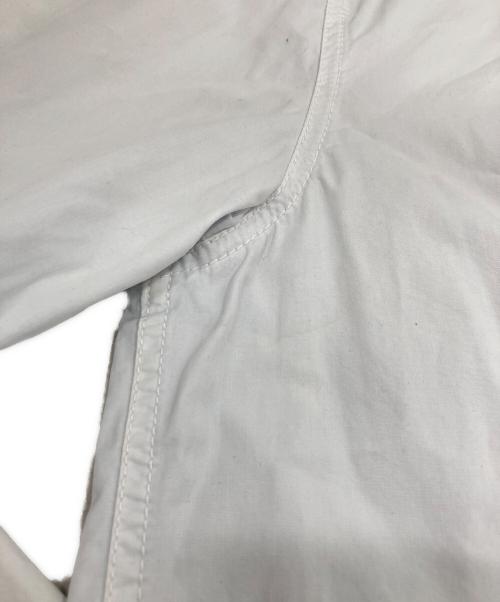 STONE ISLAND（ストーンアイランド）STONE ISLAND (ストーンアイランド) OLD EFFECT ZIP OVERSHIRT ホワイト サイズ:Sの古着・服飾アイテム