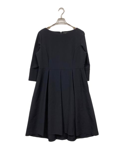 23区（ニジュウサンク）23区 (ニジュウサンク) ワンピース ネイビー サイズ:44の古着・服飾アイテム