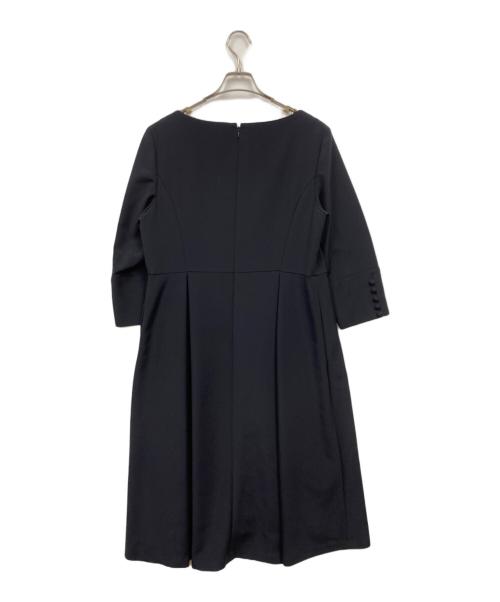 23区（ニジュウサンク）23区 (ニジュウサンク) ワンピース ネイビー サイズ:44の古着・服飾アイテム