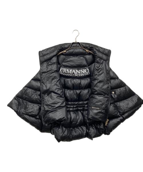 ermanno scervino（エルマノシェルビーノ）ERMANNO SCERVINO (エルマノシェルビーノ) ダウンジャケット ブラック サイズ:40の古着・服飾アイテム