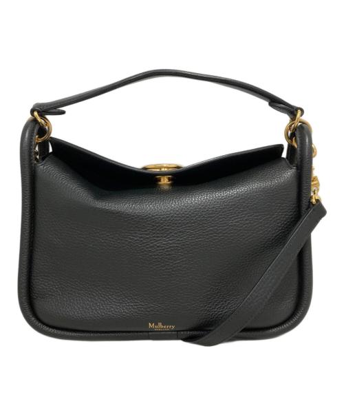 MULBERRY（マルベリー）MULBERRY (マルベリー) スモールレイトンショルダーバッグ ブラックの古着・服飾アイテム