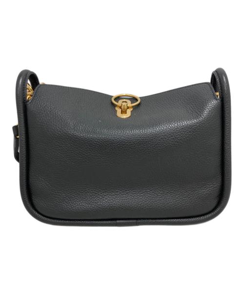 MULBERRY（マルベリー）MULBERRY (マルベリー) スモールレイトンショルダーバッグ ブラックの古着・服飾アイテム