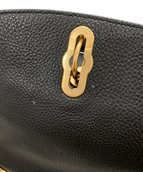 MULBERRY（マルベリー）MULBERRY (マルベリー) スモールレイトンショルダーバッグ ブラックの古着・服飾アイテム