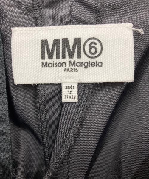 MM6 Maison Margiela（エムエムシックスメゾンマルジェラ）MM6 Maison Margiela (エムエムシックスメゾンマルジェラ) ナイロンワイドパンツ ブラック サイズ:36の古着・服飾アイテム