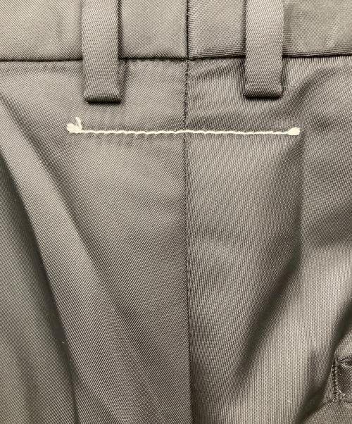MM6 Maison Margiela（エムエムシックスメゾンマルジェラ）MM6 Maison Margiela (エムエムシックスメゾンマルジェラ) ナイロンワイドパンツ ブラック サイズ:36の古着・服飾アイテム