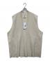 MM6 Maison Margiela（エムエムシックスメゾンマルジェラ）の古着「23AW V Neck Mini Dress1 Vest」｜ベージュ
