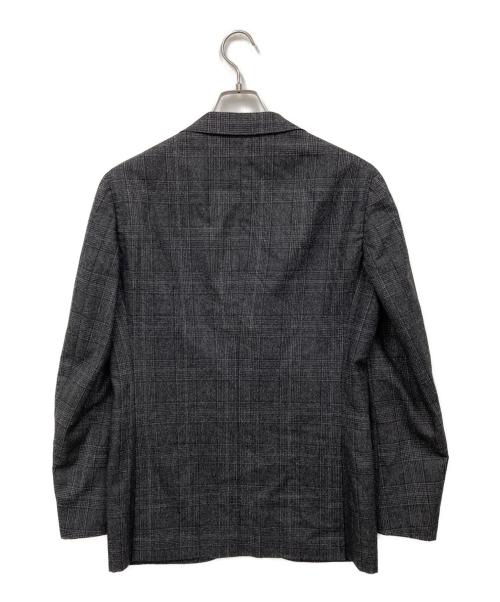 BEAMS F（ビームスエフ）BEAMS F (ビームスエフ) チェック柄スーツ ブラック サイズ:48の古着・服飾アイテム