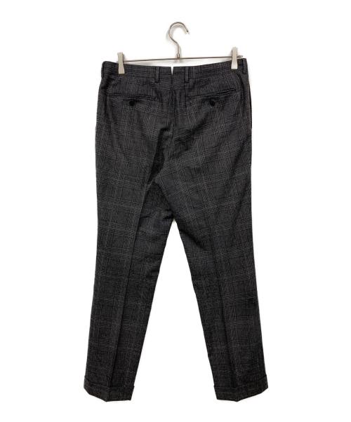 BEAMS F（ビームスエフ）BEAMS F (ビームスエフ) チェック柄スーツ ブラック サイズ:48の古着・服飾アイテム