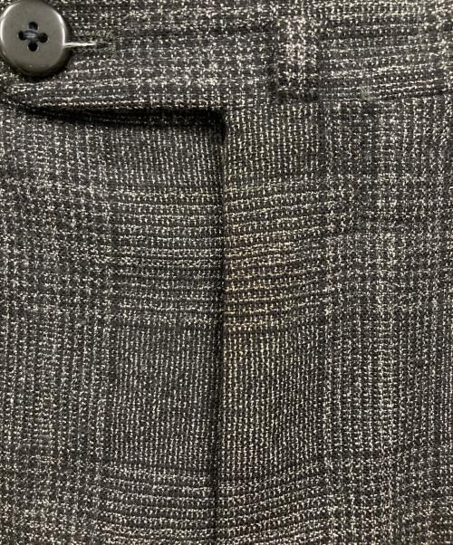 BEAMS F（ビームスエフ）BEAMS F (ビームスエフ) チェック柄スーツ ブラック サイズ:48の古着・服飾アイテム