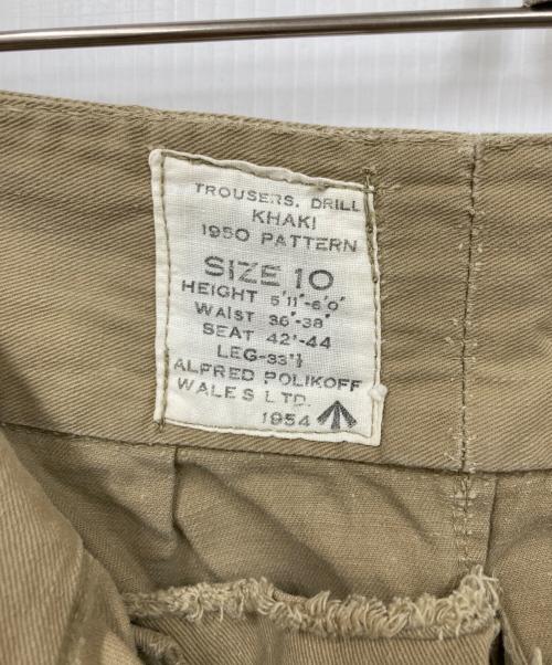 British Army（ブリティッシュアーミー）British Army (ブリティッシュアーミー) Grukha Trousers ベージュ サイズ:10の古着・服飾アイテム