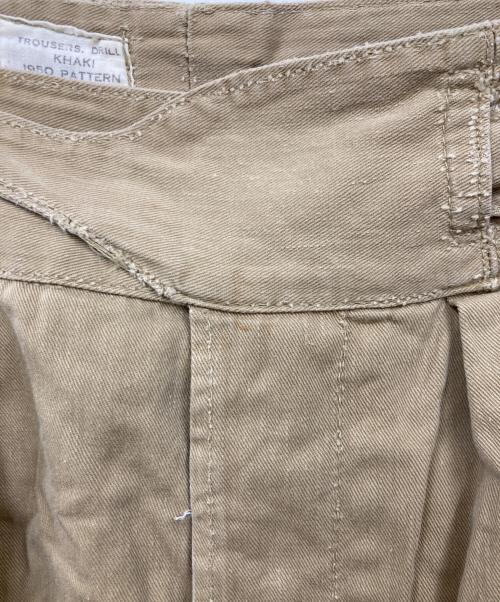 British Army（ブリティッシュアーミー）British Army (ブリティッシュアーミー) Grukha Trousers ベージュ サイズ:10の古着・服飾アイテム