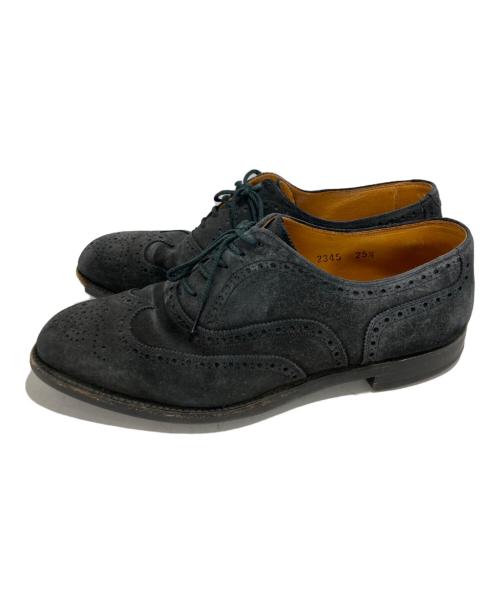SCOTCH GRAIN（スコッチグレイン）SCOTCH GRAIN (スコッチグレイン) ウィングチップシューズ ブラック サイズ:25 1/2の古着・服飾アイテム