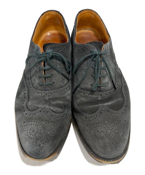 SCOTCH GRAIN（スコッチグレイン）SCOTCH GRAIN (スコッチグレイン) ウィングチップシューズ ブラック サイズ:25 1/2の古着・服飾アイテム