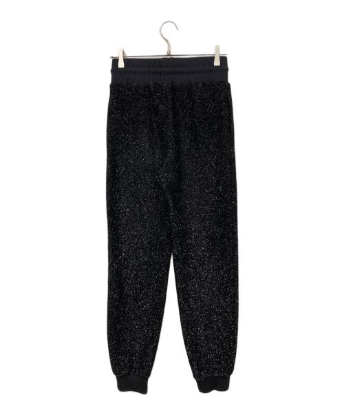 MSGM（エムエスジーエム）MSGM (エムエスジーエム) ラメスウェットパンツ ブラック サイズ:XSの古着・服飾アイテム