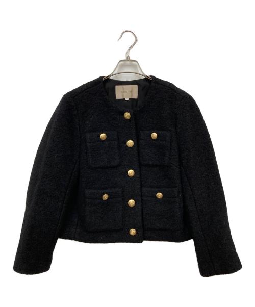 JUSGLITTY（ジャスグリッティー）JUSGLITTY (ジャスグリッティー) ブークレジャコット ネイビー サイズ:1の古着・服飾アイテム