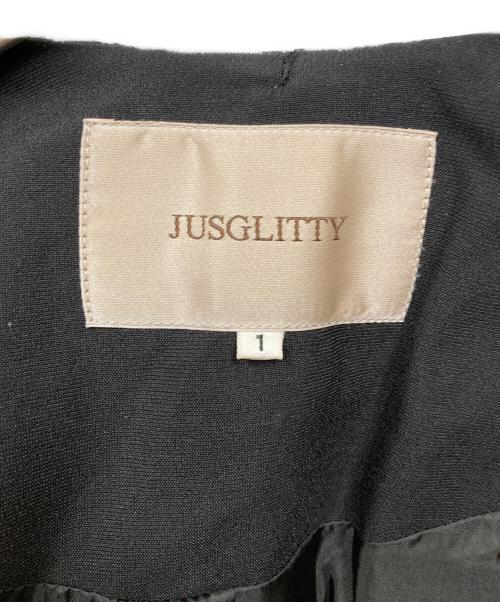 JUSGLITTY（ジャスグリッティー）JUSGLITTY (ジャスグリッティー) ブークレジャコット ネイビー サイズ:1の古着・服飾アイテム