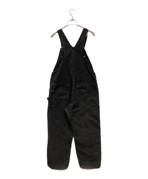 CarHartt（カーハート）CarHartt (カーハート) ダブルニーオーバーオール ブラック サイズ:表記消えの古着・服飾アイテム