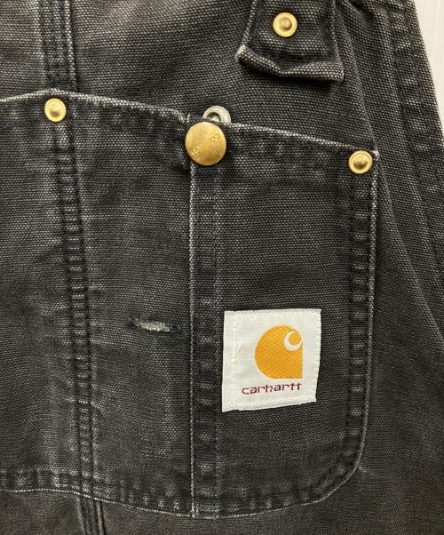 CarHartt（カーハート）CarHartt (カーハート) ダブルニーオーバーオール ブラック サイズ:表記消えの古着・服飾アイテム