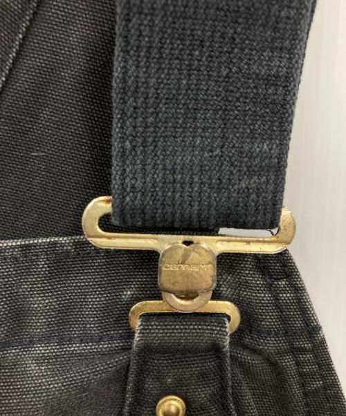 CarHartt（カーハート）CarHartt (カーハート) ダブルニーオーバーオール ブラック サイズ:表記消えの古着・服飾アイテム