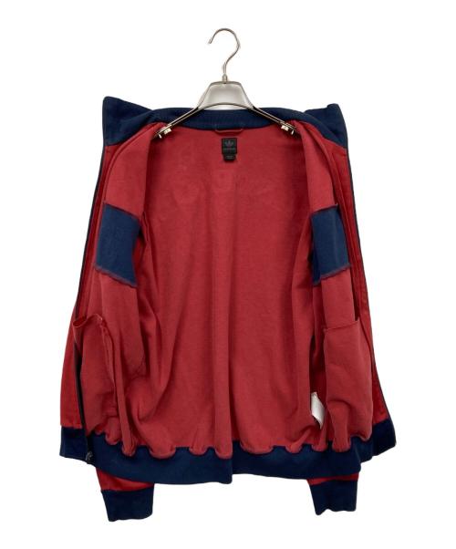 adidas（アディダス）adidas (アディダス) トラックジャケット レッド サイズ:XLの古着・服飾アイテム